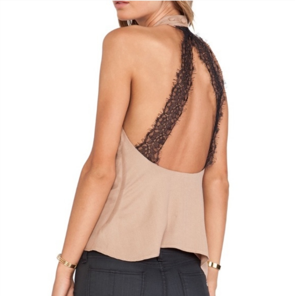 For Love and Lemons halter top